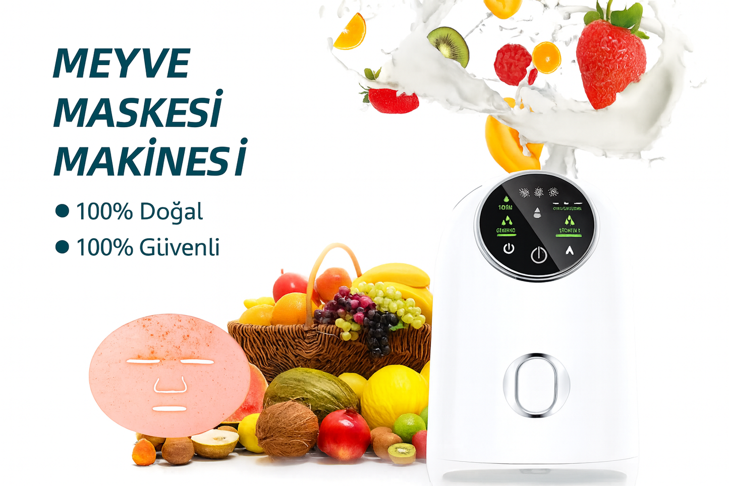 Meya Doğal Evde Yüz Maskesi Yapma Makinası